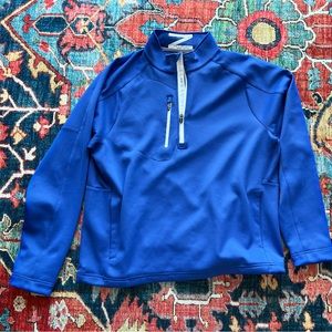 Excellent condition blue quarter zip